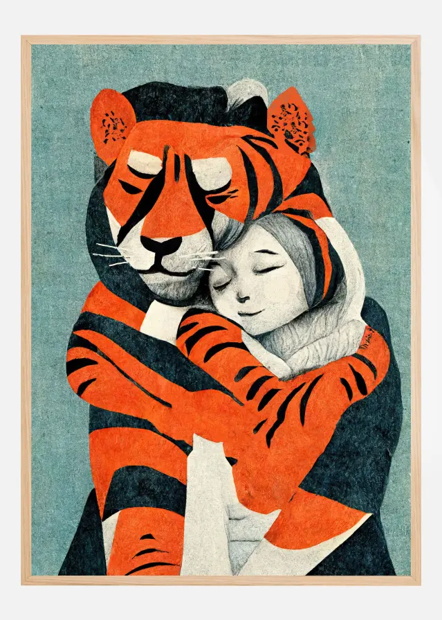 My Tiger And Me Постер