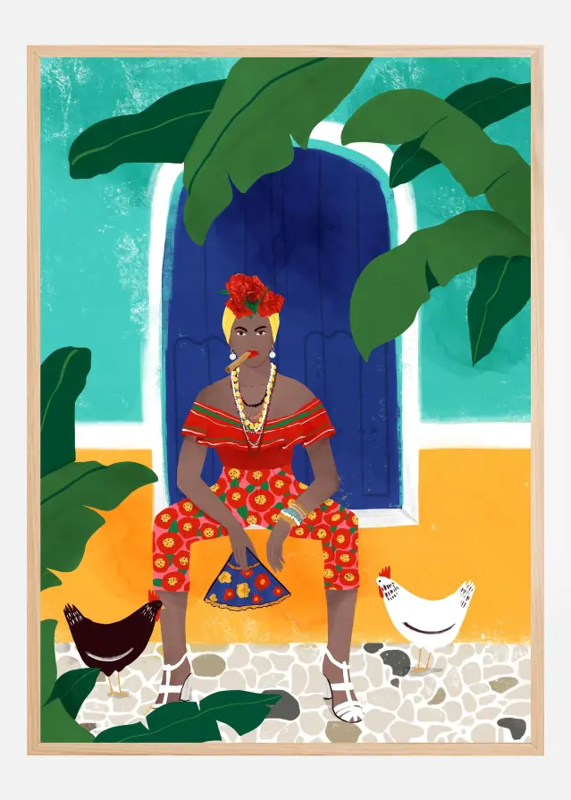 Femm au cigare Постер