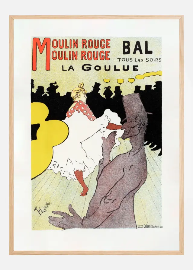 Affiche Pour Le Moulin Rouge la Goulue (1898 Постер