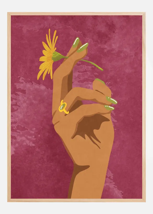 Smoking Flower Постер