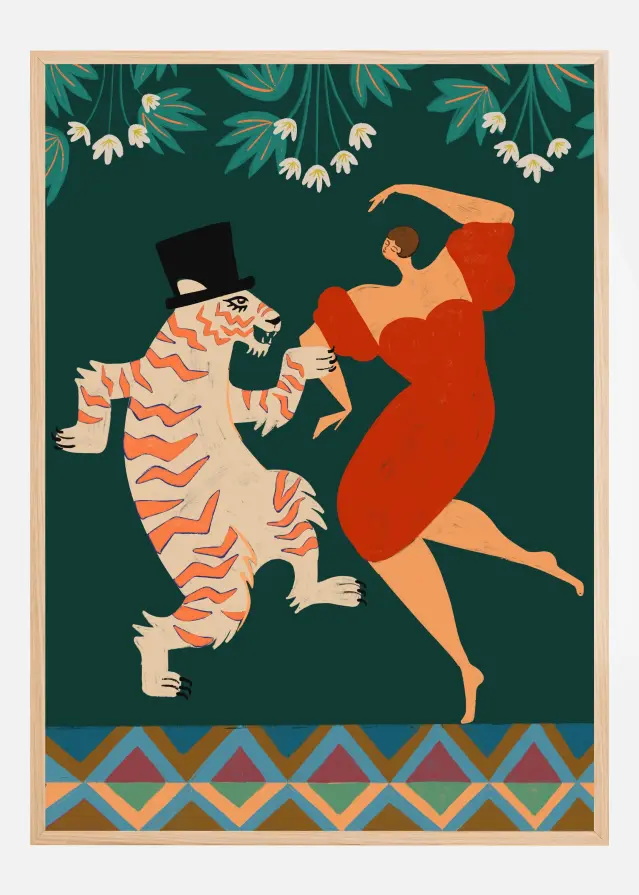 A Date With a Wild Cat Постер