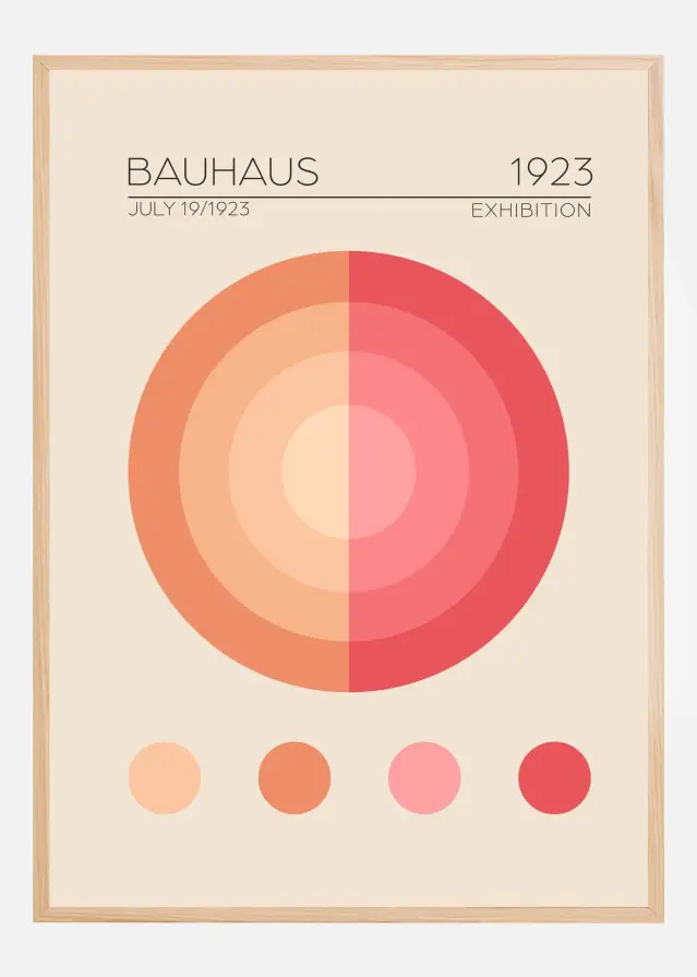 Bauhaus Pembe Daire Постер