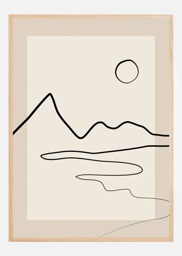 3x4 Aspectratiolineart2 Постер