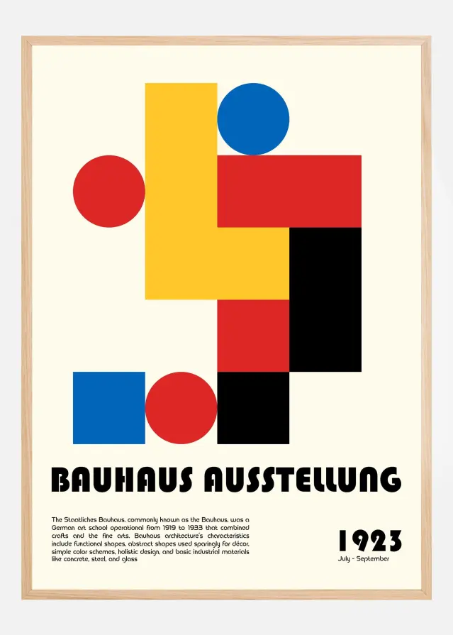 Bauhaus Ausstellung Постер