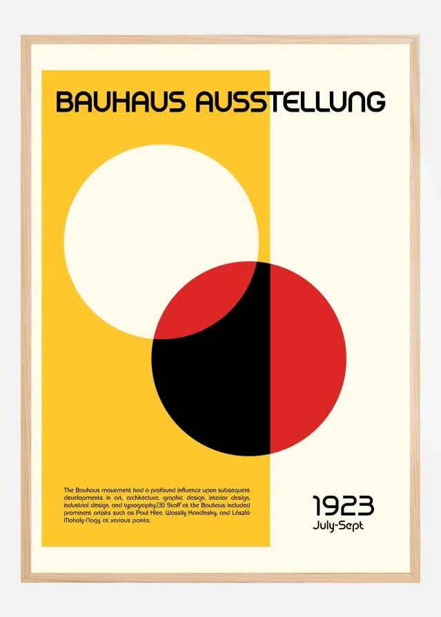 Bauhaus Ausstellung Постер