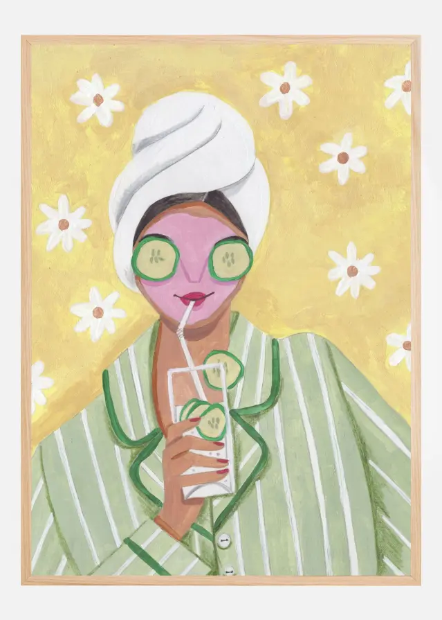 Woman Relax Time Постер