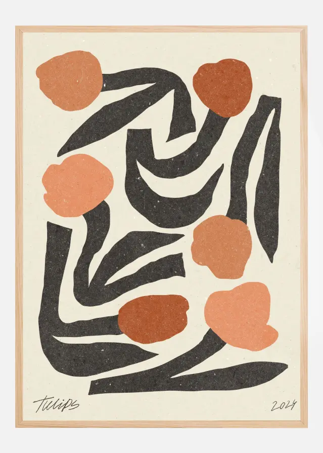 Modern Flower 03 Постер