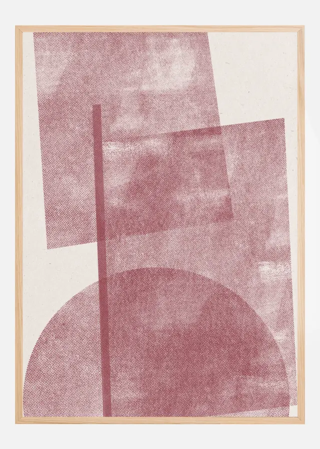 Paper Red Collage No.4 Постер