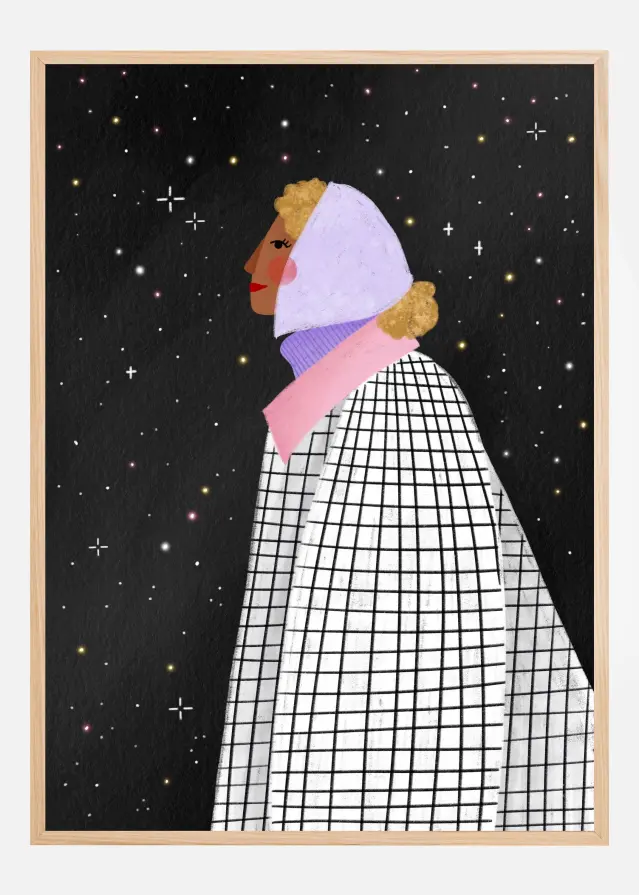 The Lady with the stars Постер