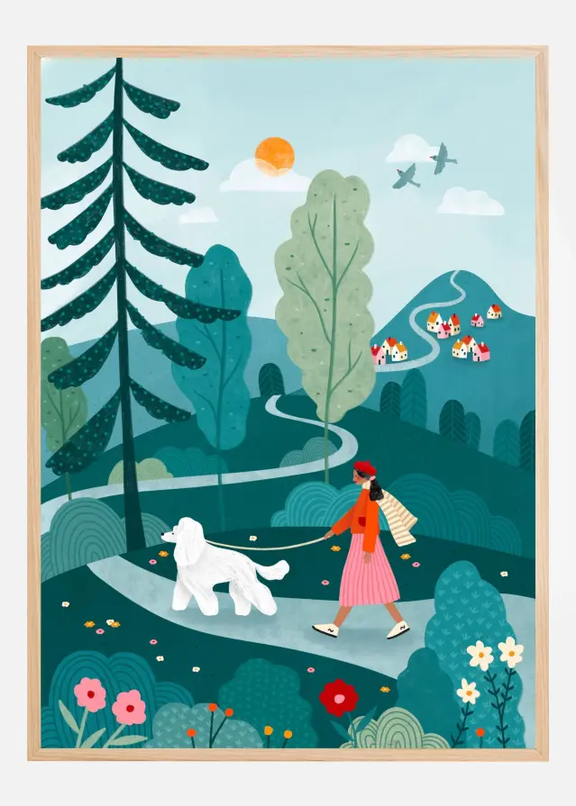 Poodle Walk Постер