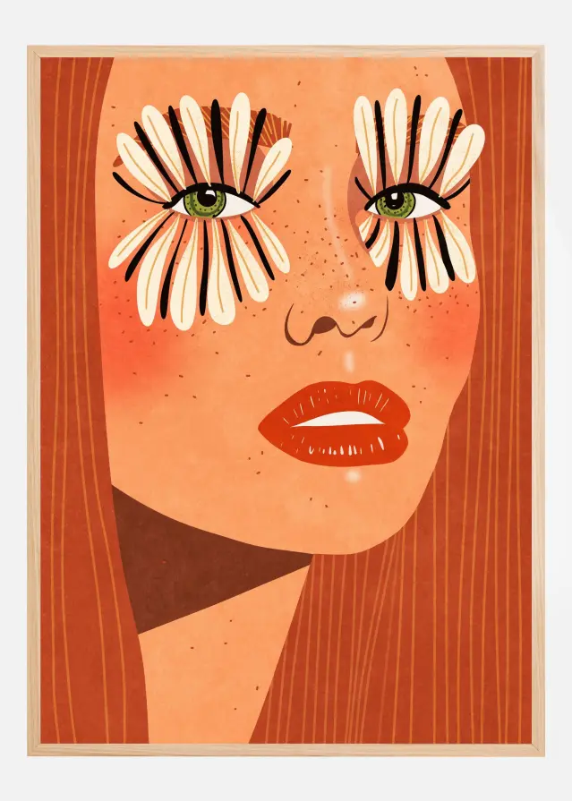 Flower Eyes Постер