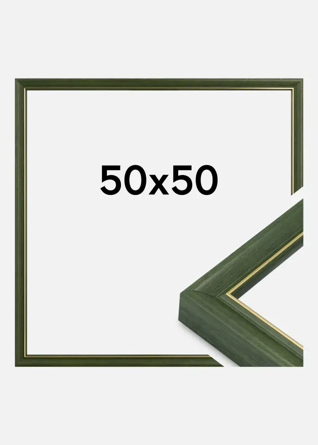 Рамка Canterbury Акрилно стъкло Зелен 50x50 cm