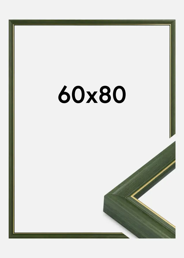 Рамка Canterbury Акрилно стъкло Зелен 60x80 cm