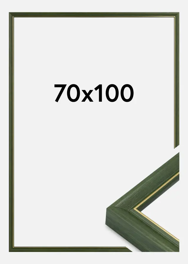 Рамка Canterbury Акрилно стъкло Зелен 70x100 cm