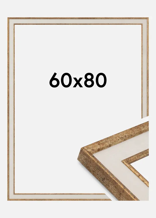 Рамка Dolly Акрилно стъкло Злато 60x80 cm