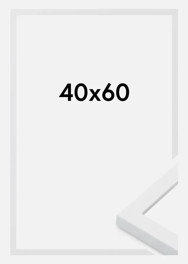 Рамка Oban Акрилно стъкло Бял 40x60 cm