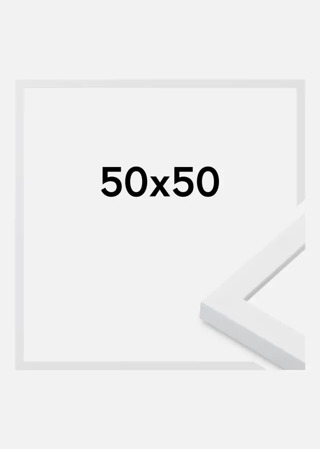 Рамка Oban Акрилно стъкло Бял 50x50 cm