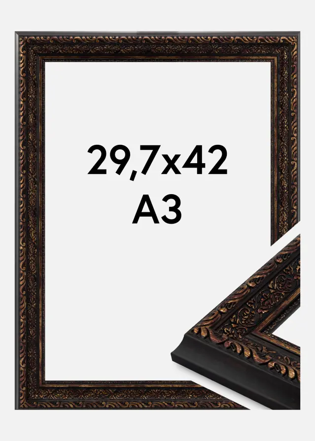 Рамка Ornato Акрилно стъкло Vintage Gold 29.7x42 cm (A3)