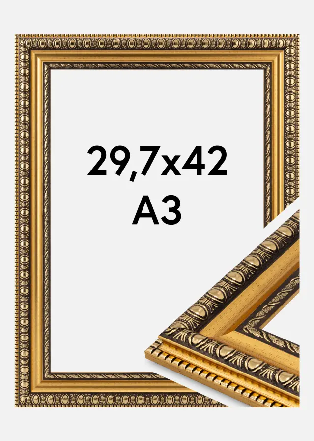 Рамка Ornato Акрилно стъкло Gold 29.7x42 cm (A3)