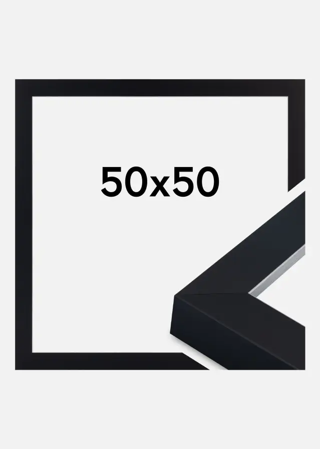 Рамка Sussex Акрилно стъкло Черен/Сребърен 50x50 cm