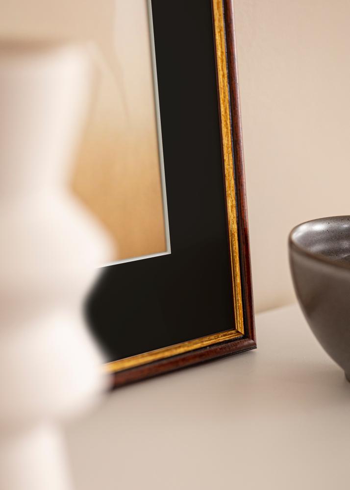 Рамка Horndal Кафяво 50x60 cm - Паспарту Черно 14x18 inches