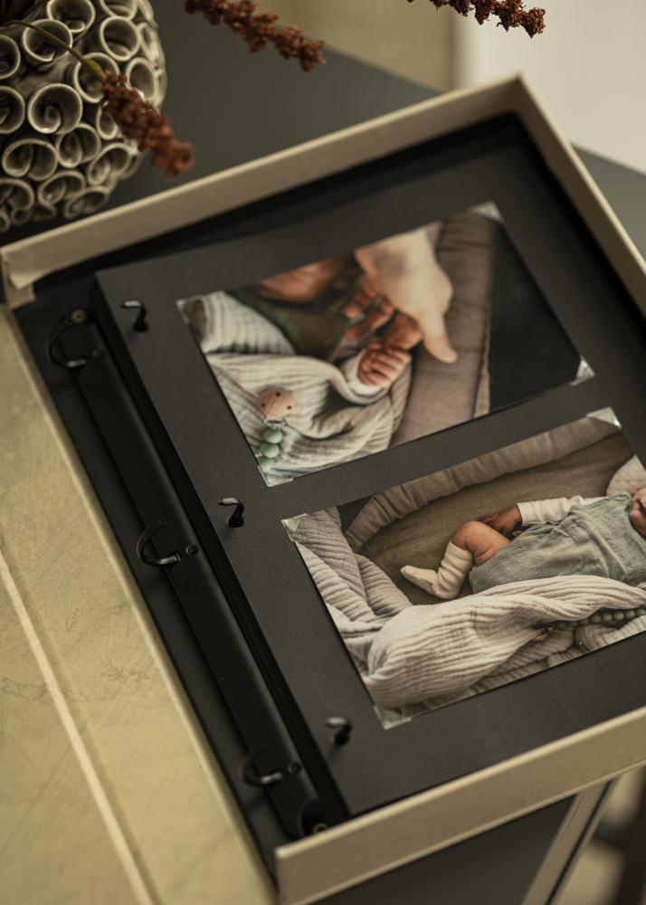 Лист за Album за KAILA Coffee Table Photo Album - Опаковка от 10 бр Черни