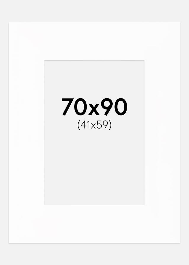 Паспарту Canson бяло Бяло ядро 70x90 cm (41x69)