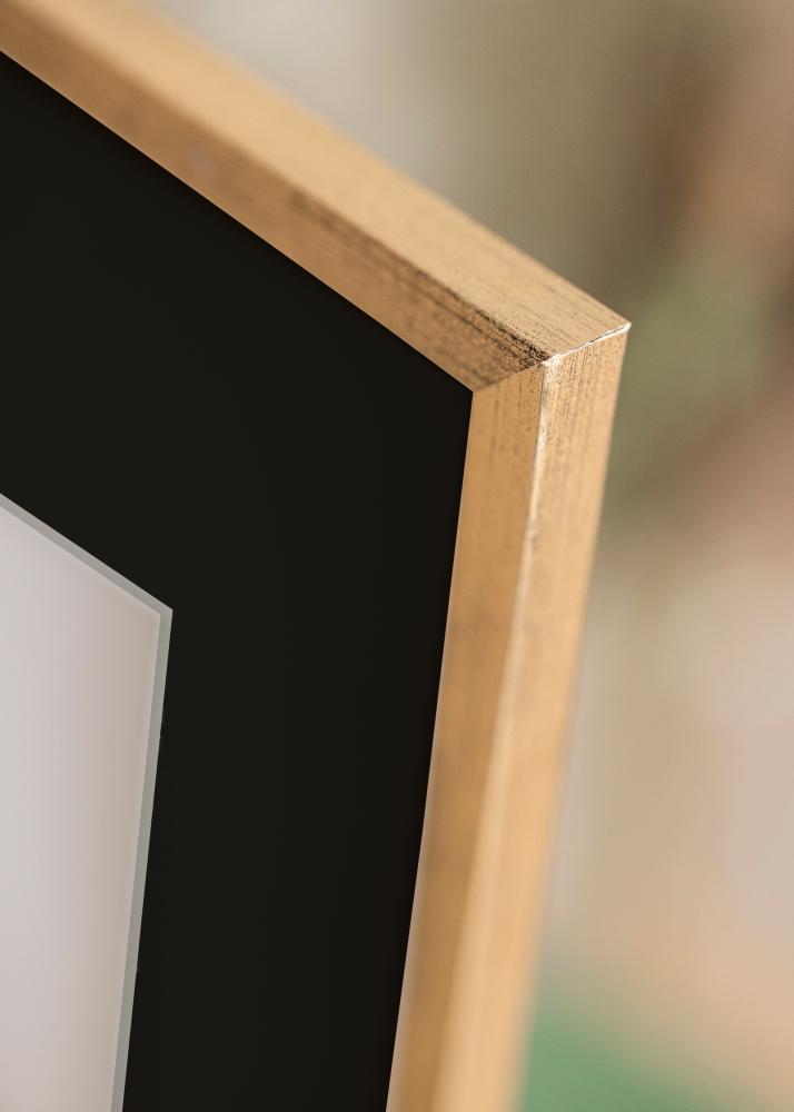 Рамка Galant Златно 40x50 cm - Паспарту Черно 12x16 inches