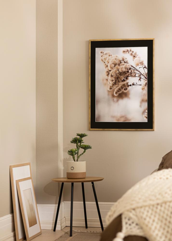 Рамка Galant Златно 40x50 cm - Паспарту Черно 12x16 inches