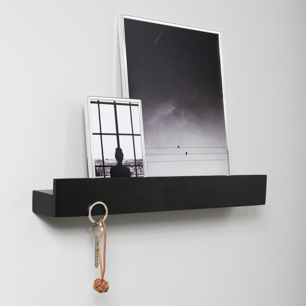 Магнит Shelf Black Painted Oak 40 cm