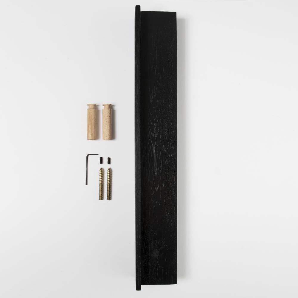 Магнит Shelf Black Painted Oak 40 cm