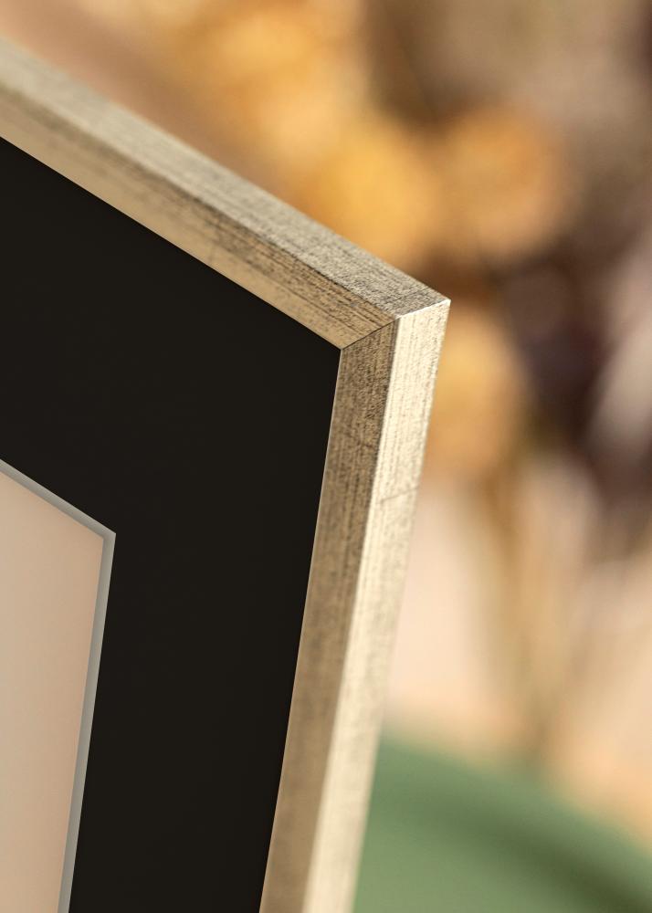 Рамка Galant Сребро 40x50 cm - Паспарту Черно 12x16 inches