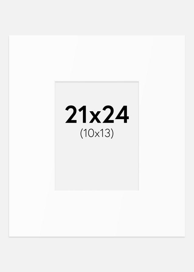 Паспарту Бял Стандарт (Бяло Ядро) 21x24 cm (10x13)