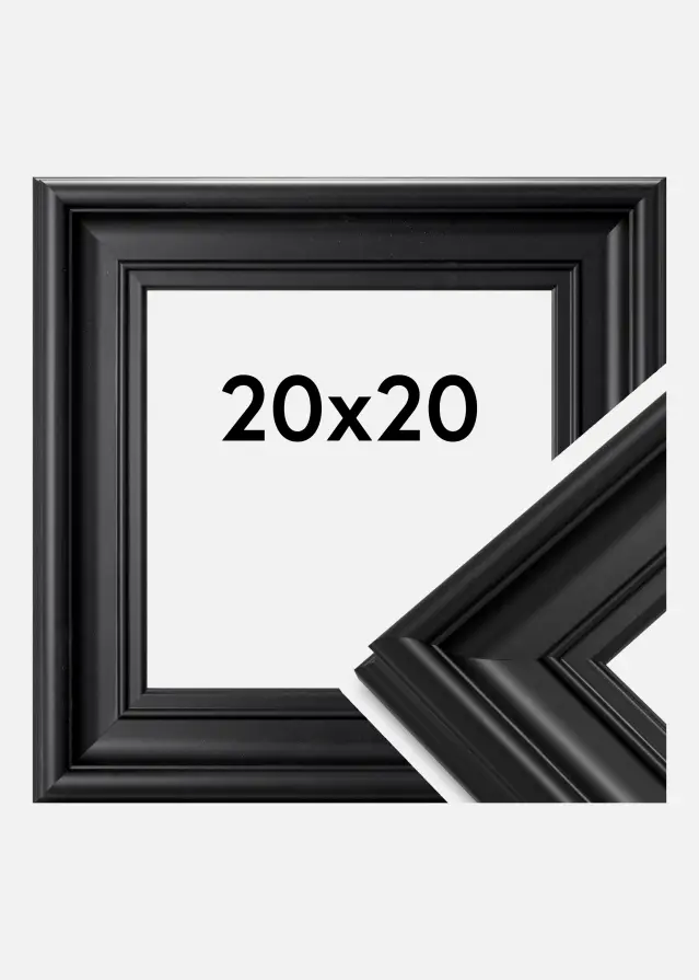 Рамка Mora Премиум Черно 20x20 cm