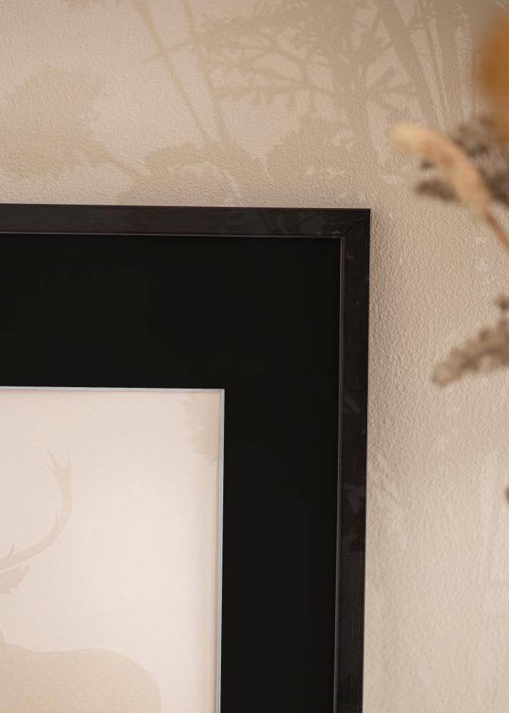 Рамка Galant Черно 50x60 cm - Паспарту Черно 14x18 inches