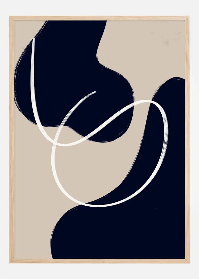 Scandi Abstract 3 Постер