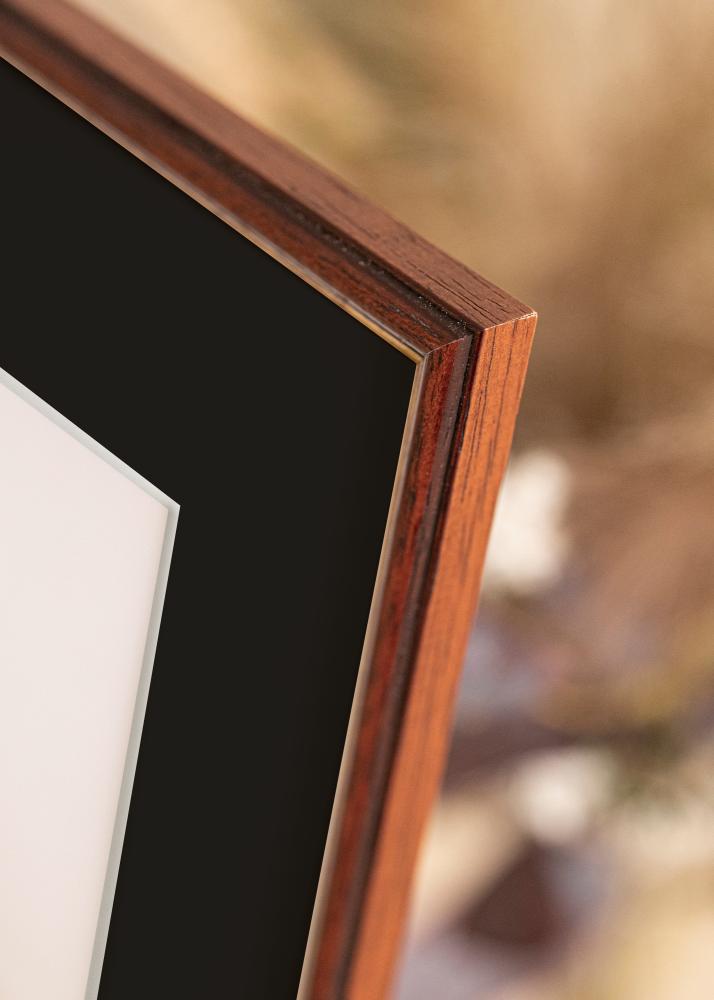 Рамка Horndal Кафяво 50x60 cm - Паспарту Черно 14x18 inches