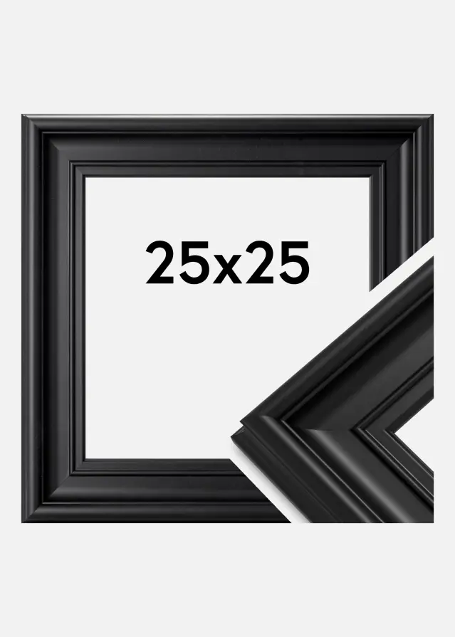 Рамка Mora Премиум Акрилно стъкло Черно 25x25 cm