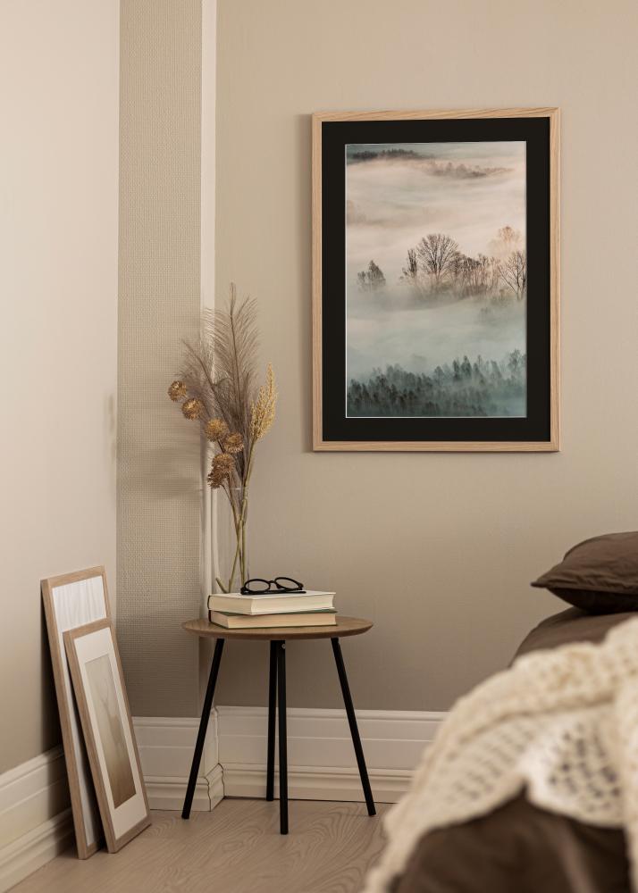 Рамка Oak Wood 45x60 cm - Паспарту Черно 35x50 cm