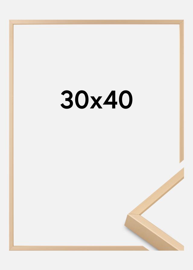 Алуминиева рамка Акрилно стъкло Месинг 30х40 см
