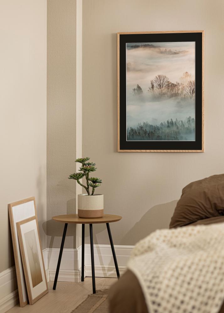 Рамка Oslo Дъб 30x40 cm - Паспарту Черно 18x27 cm