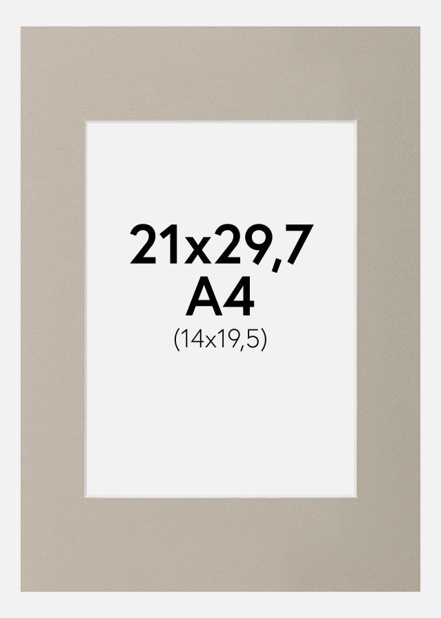 Паспарту Перлено сиво A4 21x29,7 cm (14x19,5)