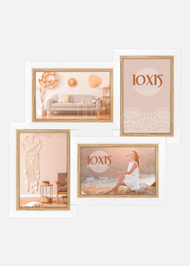 Ayas 4Q Рамка за колаж бяло - 4 Снимки