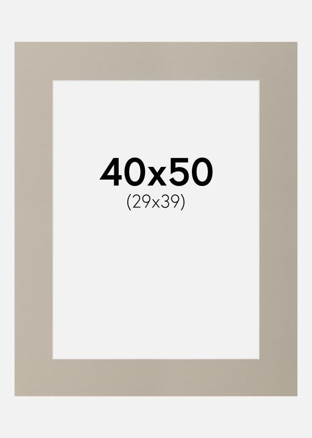 Паспарту Перлено сиво 40x50 cm (29x39)