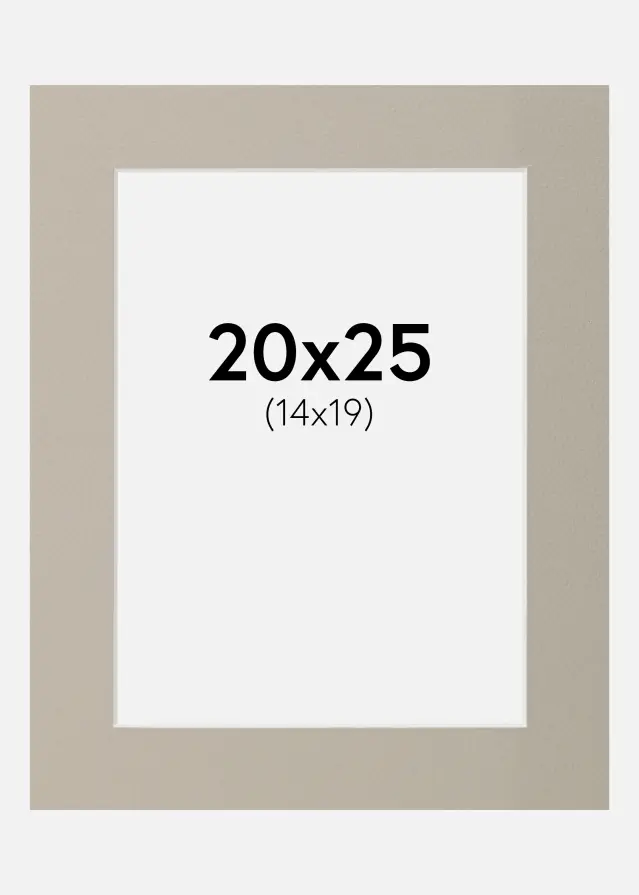 Паспарту Перлено сиво 20x25 cm (14x19)