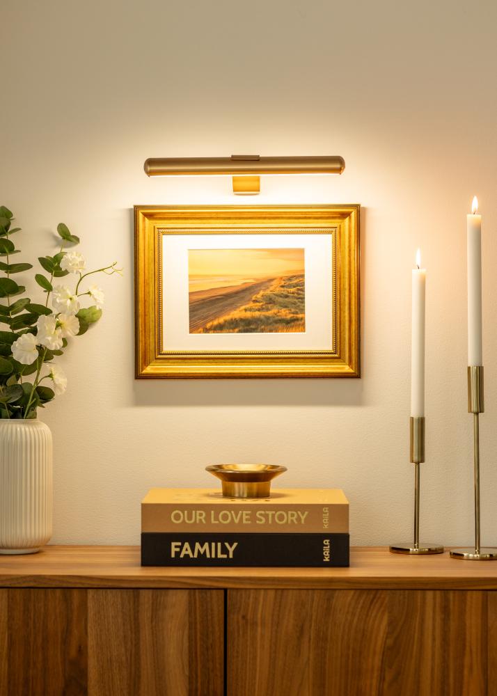 KAILA Lux Bateryno Osveshtenie za Kartini 33 cm - Zlato