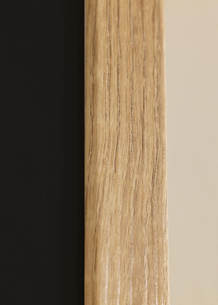 Рамка Fiorito Светъл дъб 30x40 cm - Паспарту Черно 21x30 cm