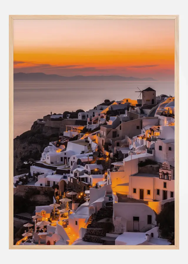 Calispera Santorini Постер