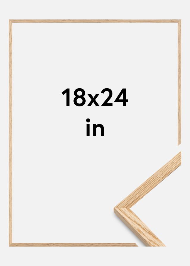 Рамка Тънък дъб Акрилно стъкло 18x24 inches (45,72x60,96 cm)