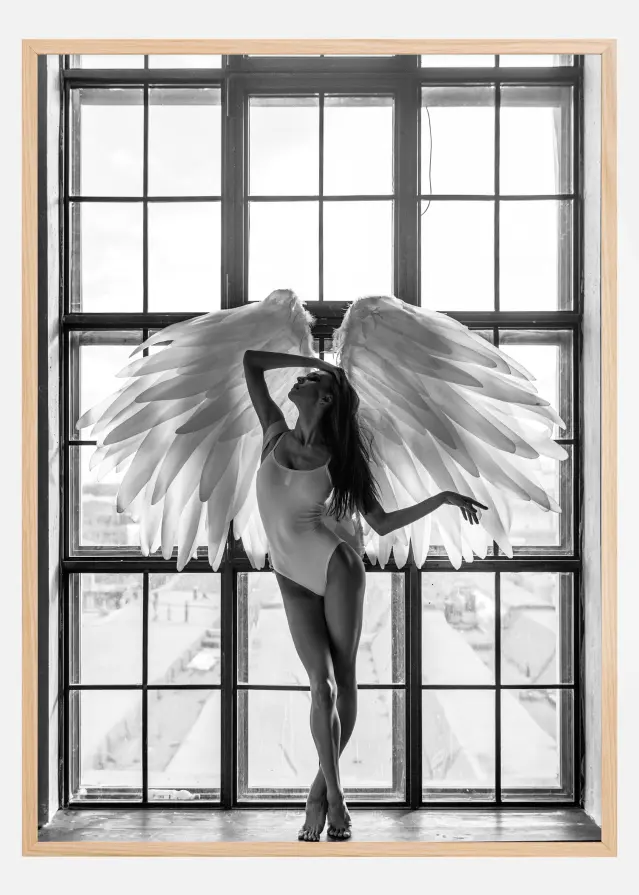 Angel Women Posing I Постер